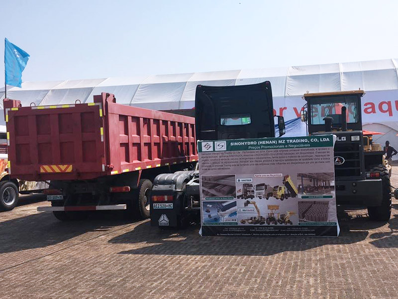 SINOTRUK HOWO-7 series products attend exhibition in FACIM 2018.